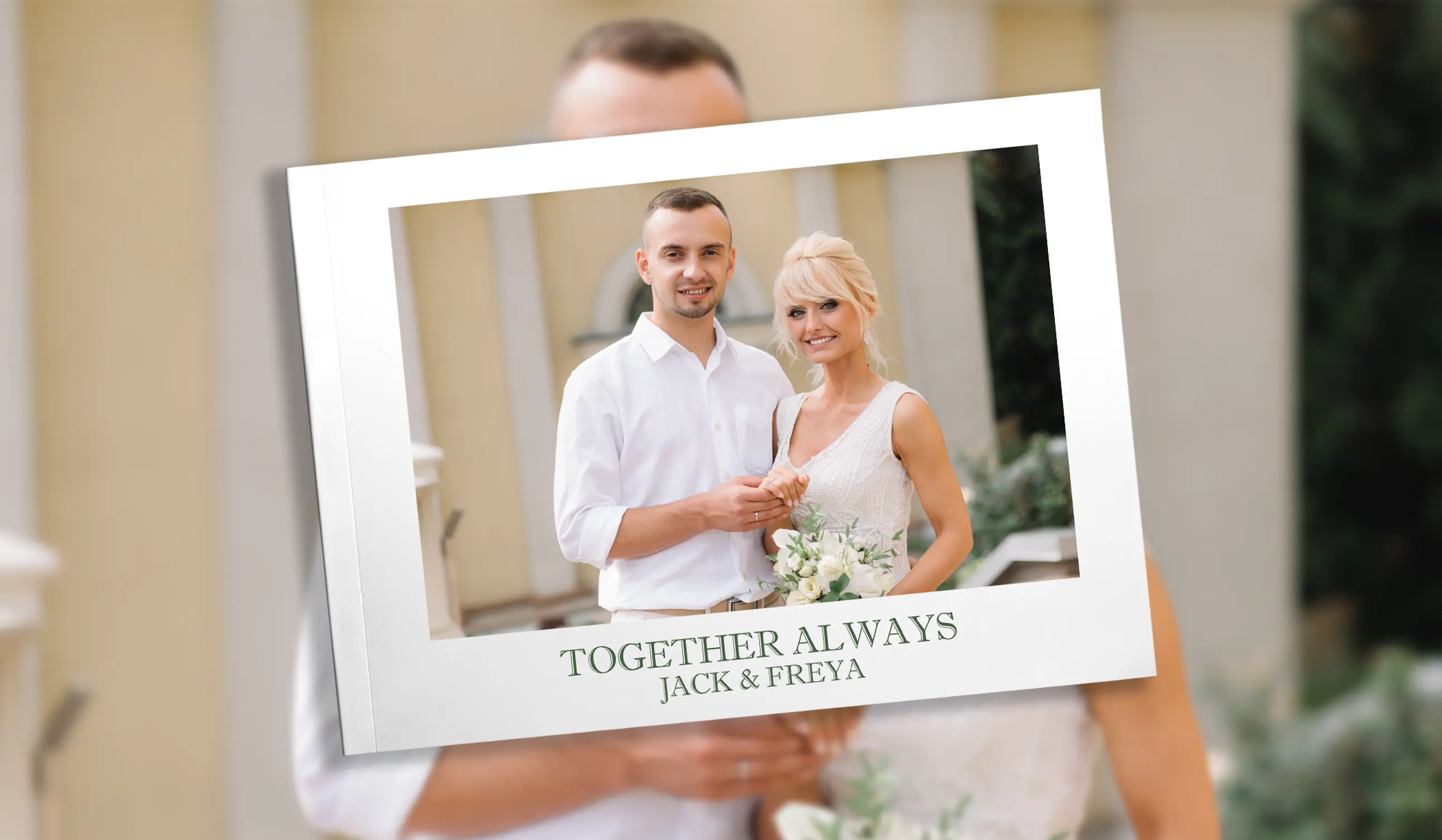 Engagement to anniversary photo book